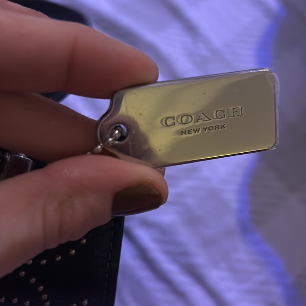 NWT—COACH Crossbody Studded Handbag - Picture 6 of 7